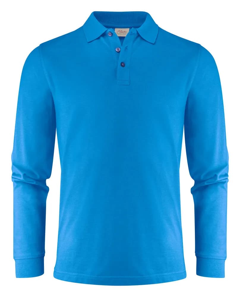 Surf Pro L/S Polo Pique Herren - Blau