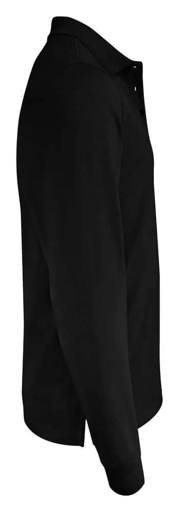 Surf Pro L/S Polo Pique Herren - Schwarz