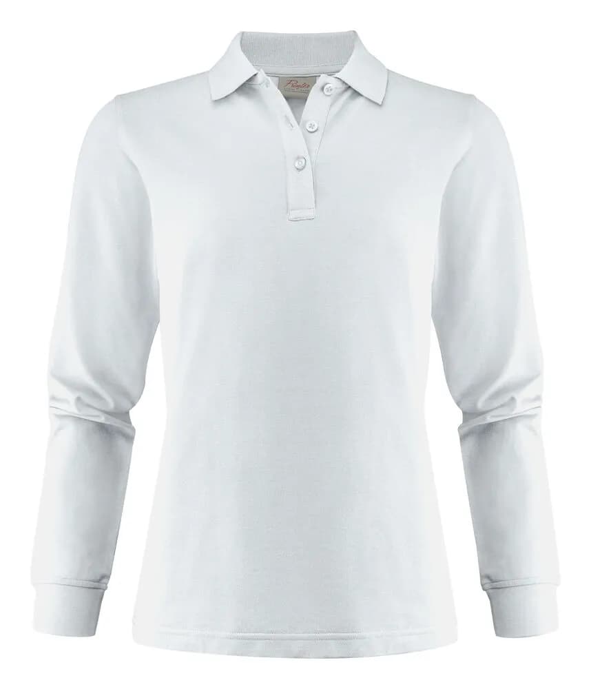 Surf Pro L/S Polo Pique Damen - Weiß