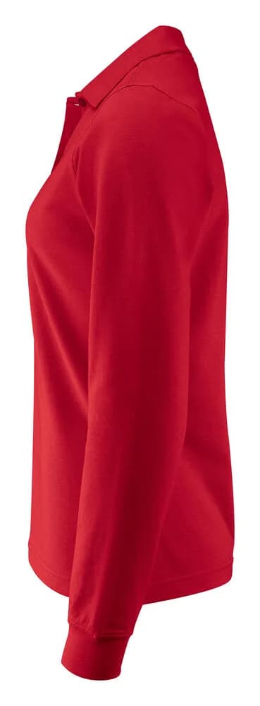 Surf Pro L/S Polo Pique Damen - Rot