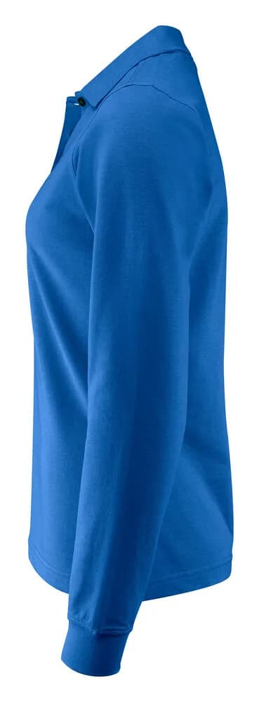 Surf Pro L/S Polo Pique Damen - Blau