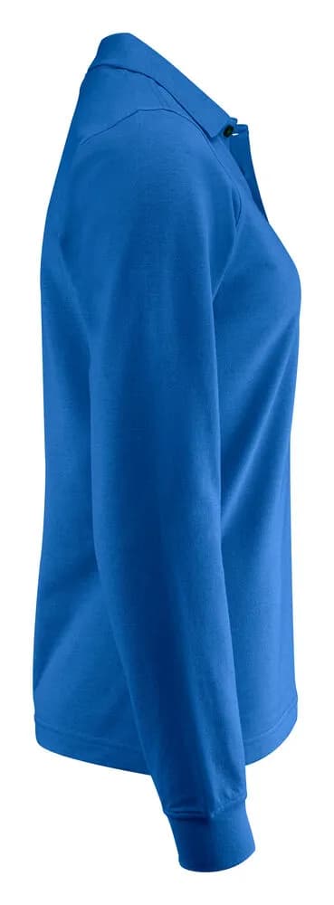 Surf Pro L/S Polo Pique Damen - Blau