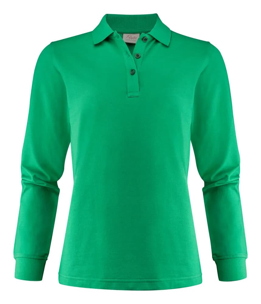 Surf Pro L/S Polo Pique Damen - Grün