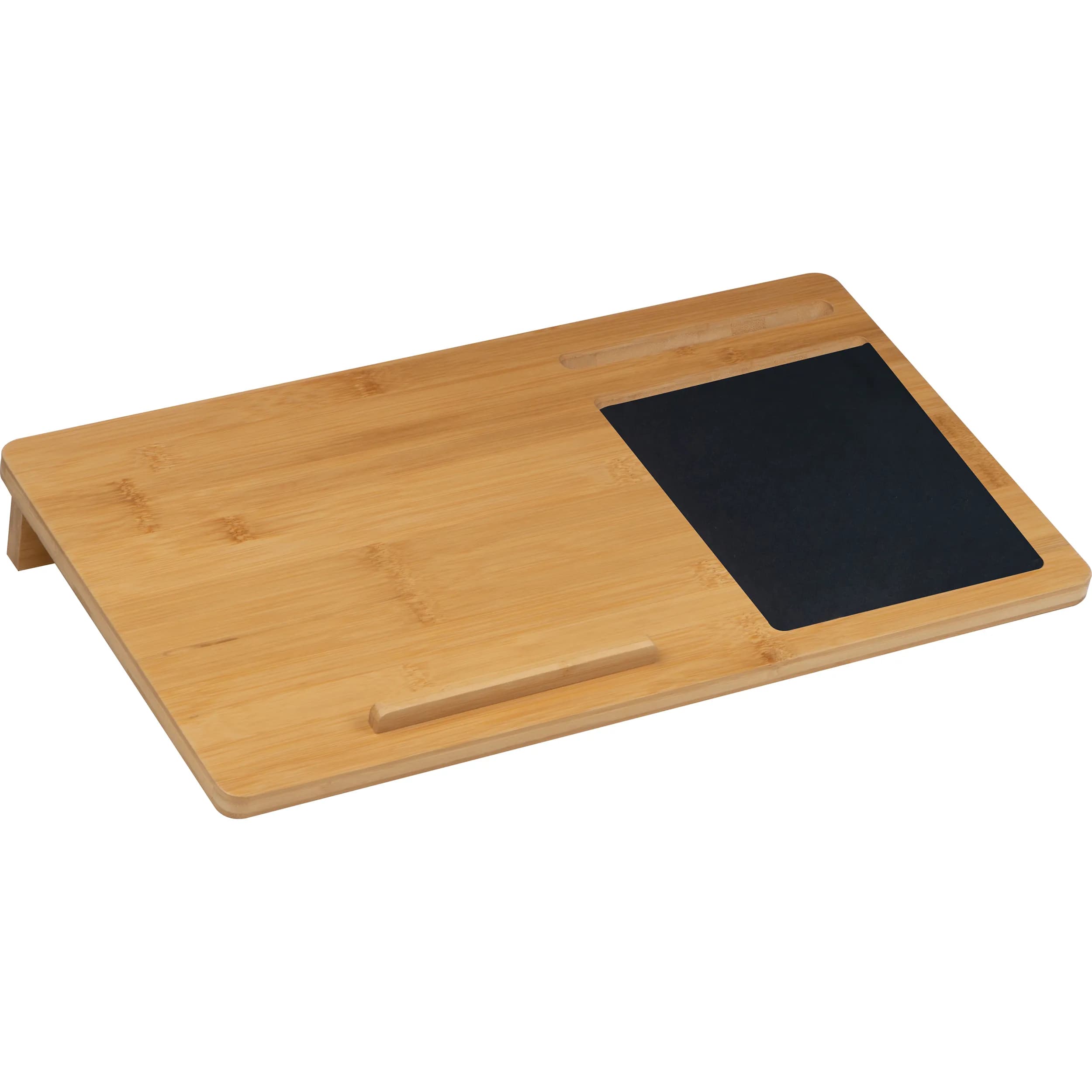Laptopunterlage mit Mousepad und Handyhalter HIPOLIT - beige