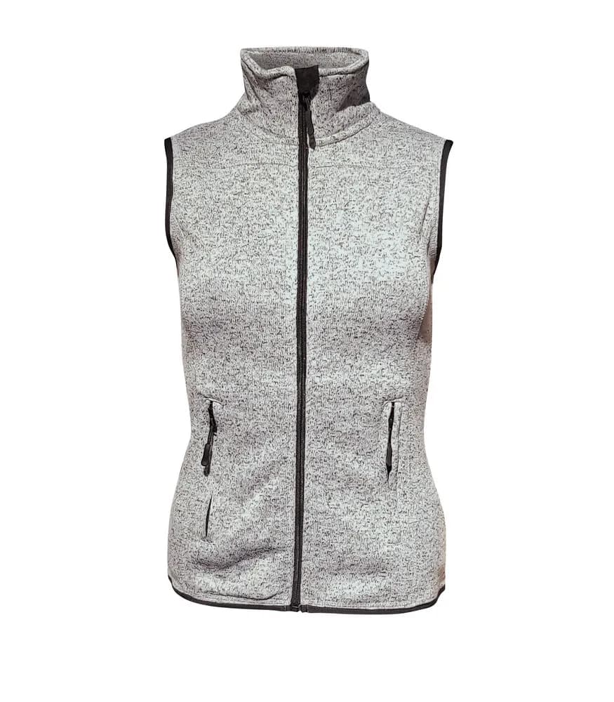 Santa Ana Weste Ladies - grau meliert