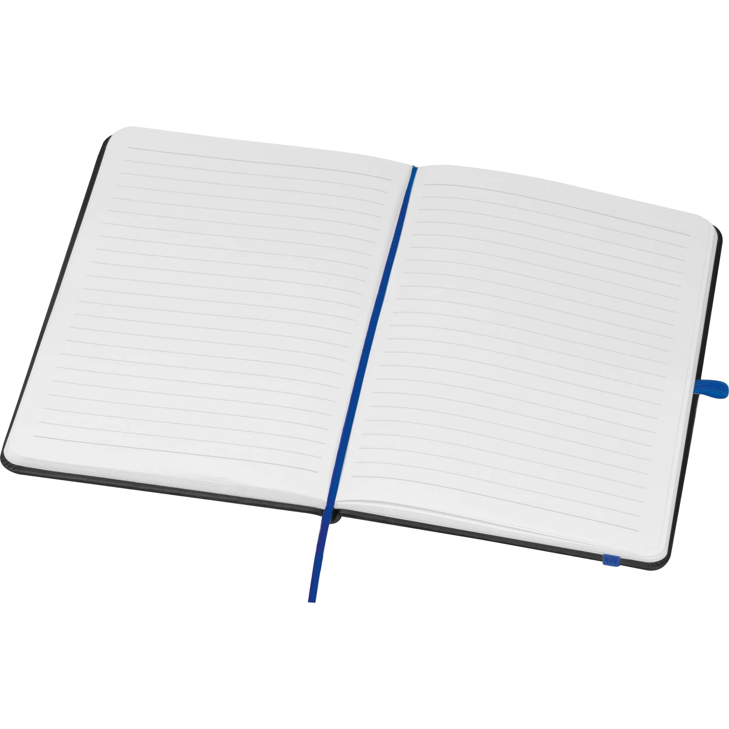 A5 Notizbuch mit farbiger Gravur SILKE - blau