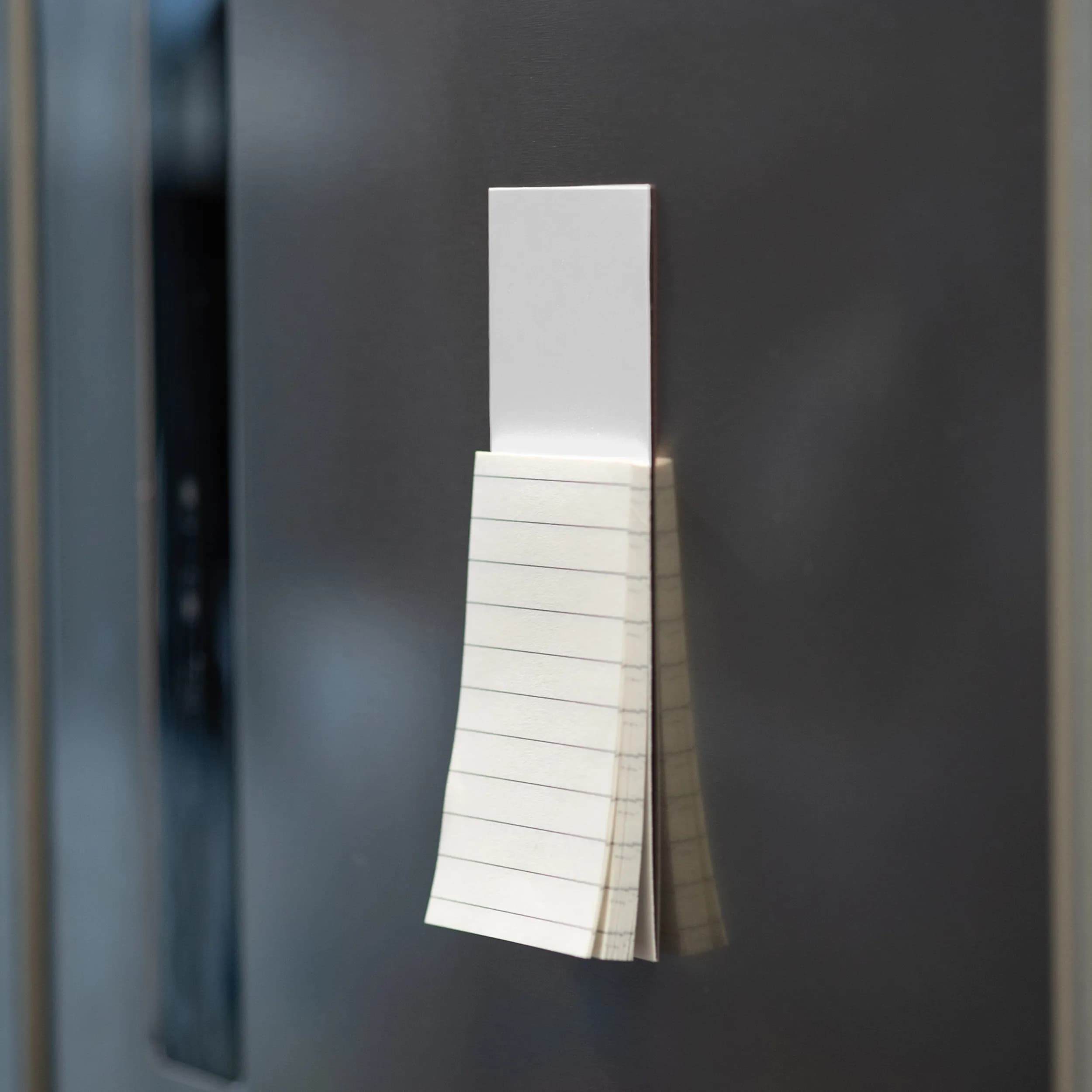 Kühlschrank-Magnet mit Notizzetteln HELGE - weiss