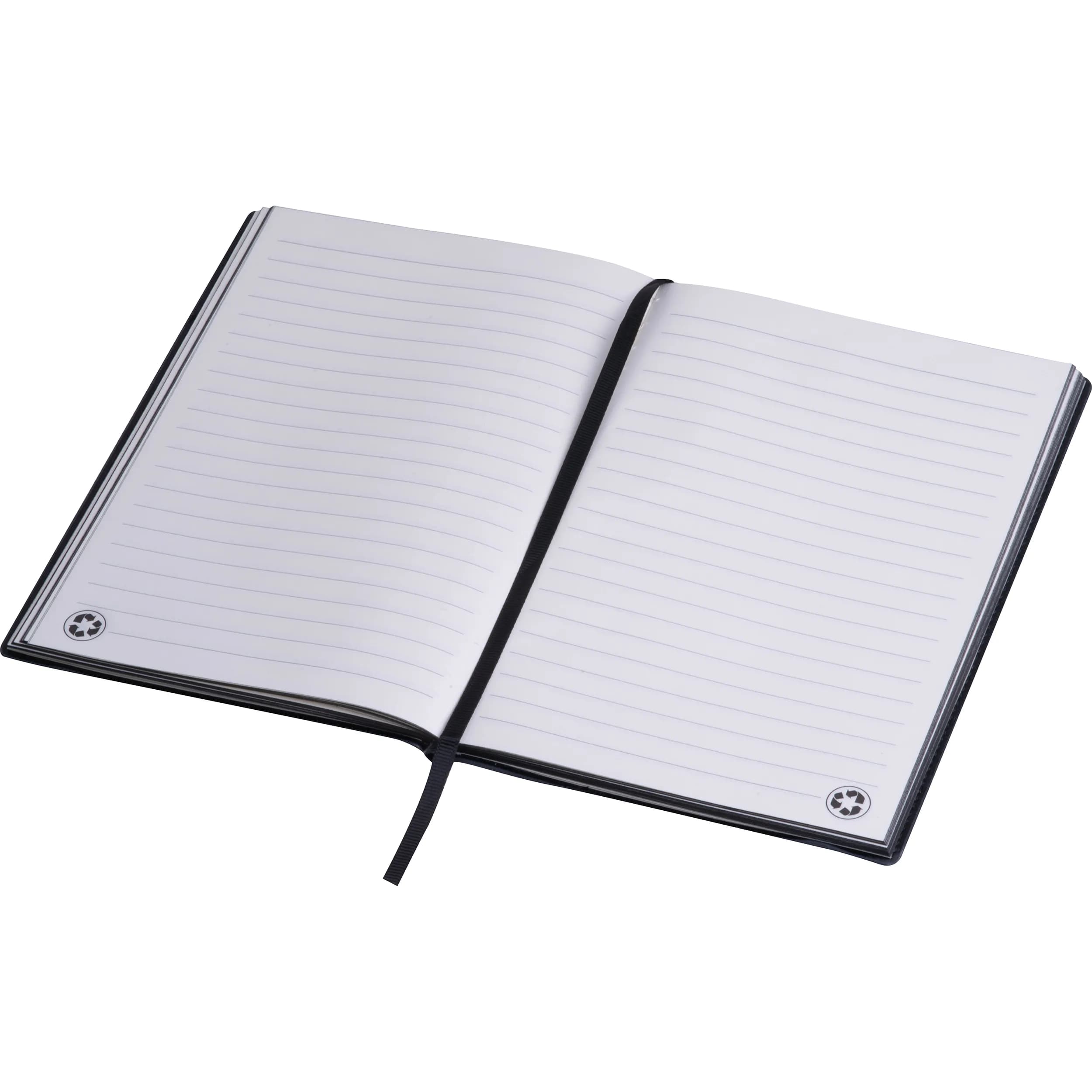 A5 Notizbuch aus Soft PU JONAS - schwarz