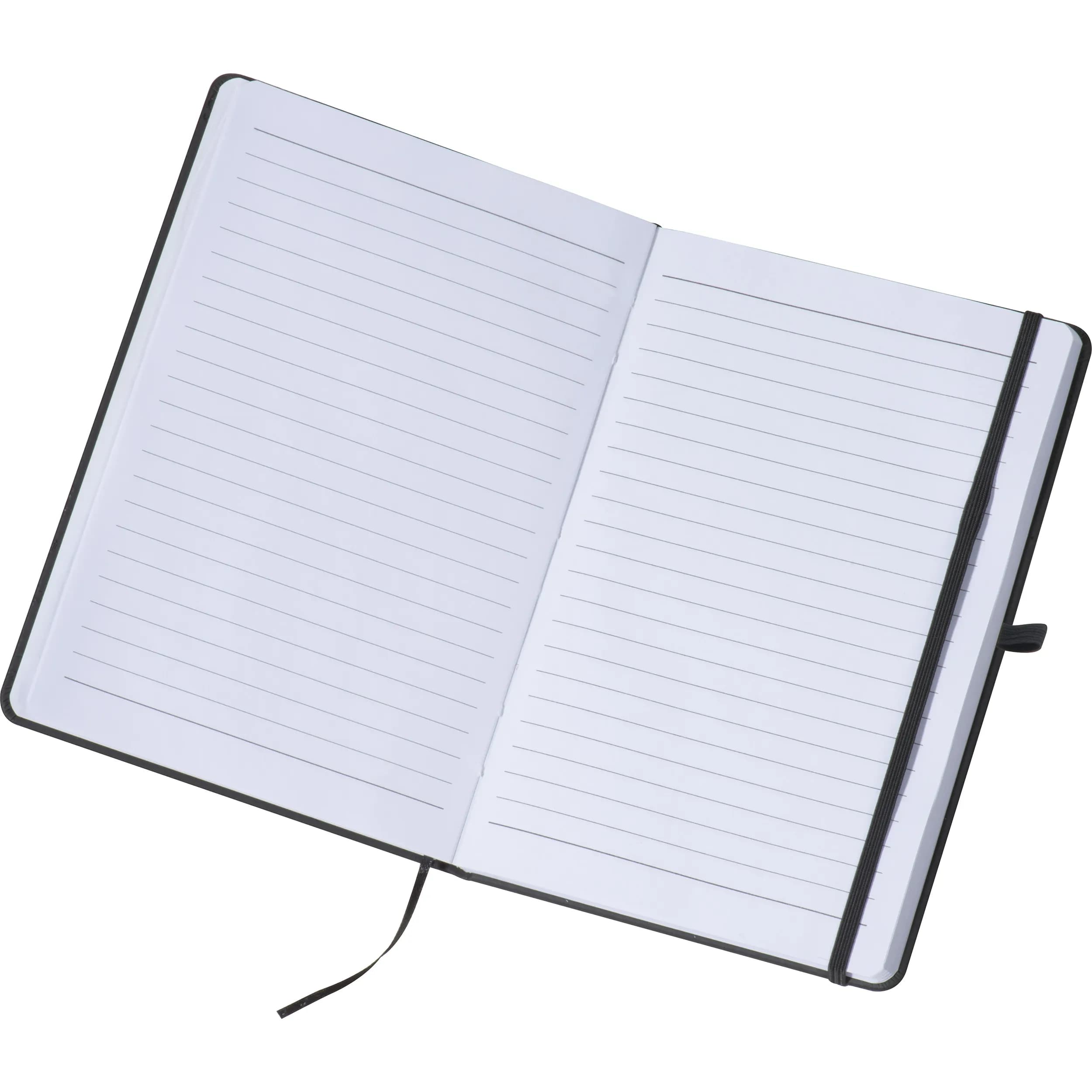 A5 Notizbuch mit linierten Seiten LORENA - schwarz