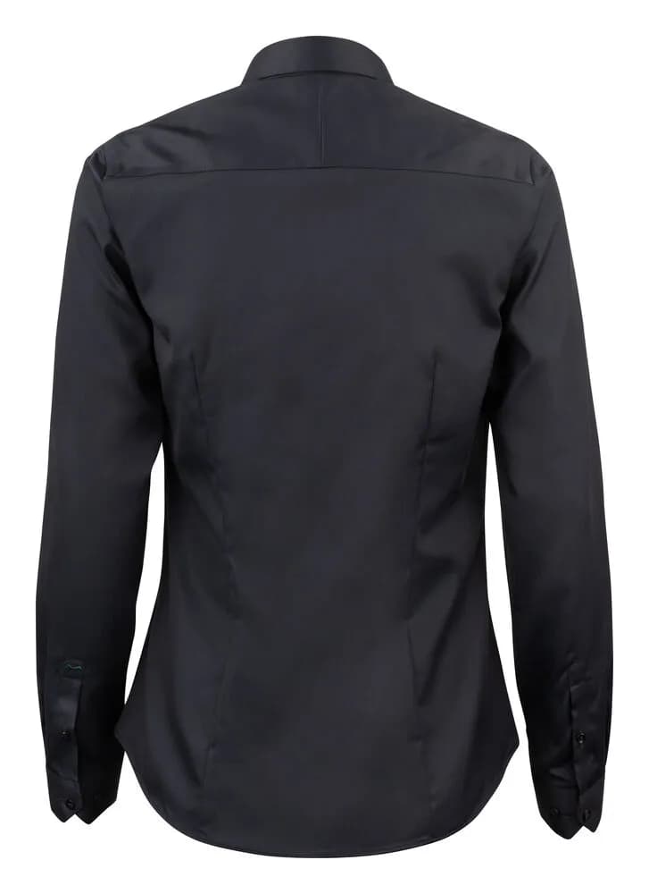 GB01 Twill Damen Blusen - Schwarz