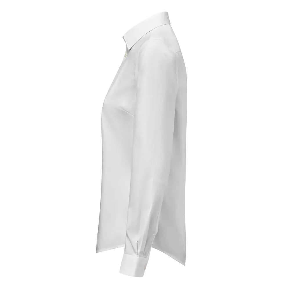 GB02 Twill Stretch Hemd Contemporary Fit Damen - Weiß