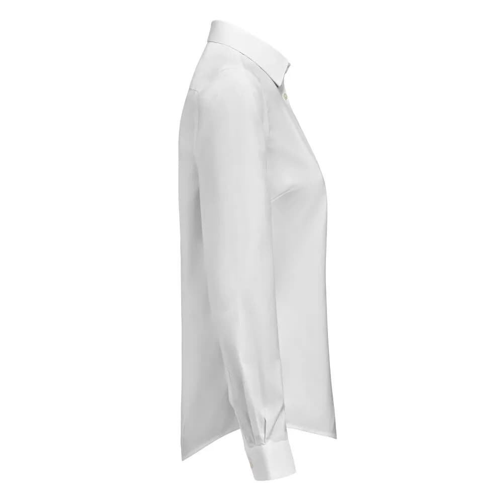 GB02 Twill Stretch Hemd Contemporary Fit Damen - Weiß
