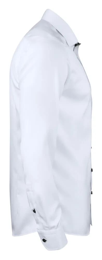 RB20 Twill Hemd Slim Fit Herren - Weiß/Schwarz