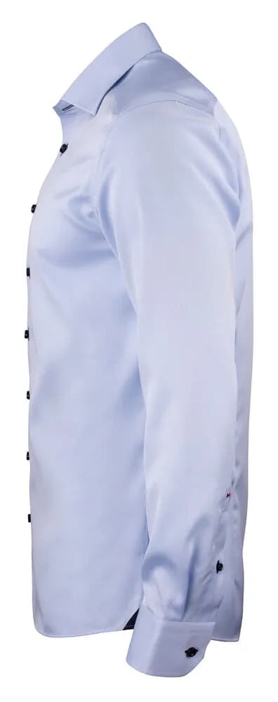 RB20 Twill Hemd Regular Fit Herren - Hellblau/Marine