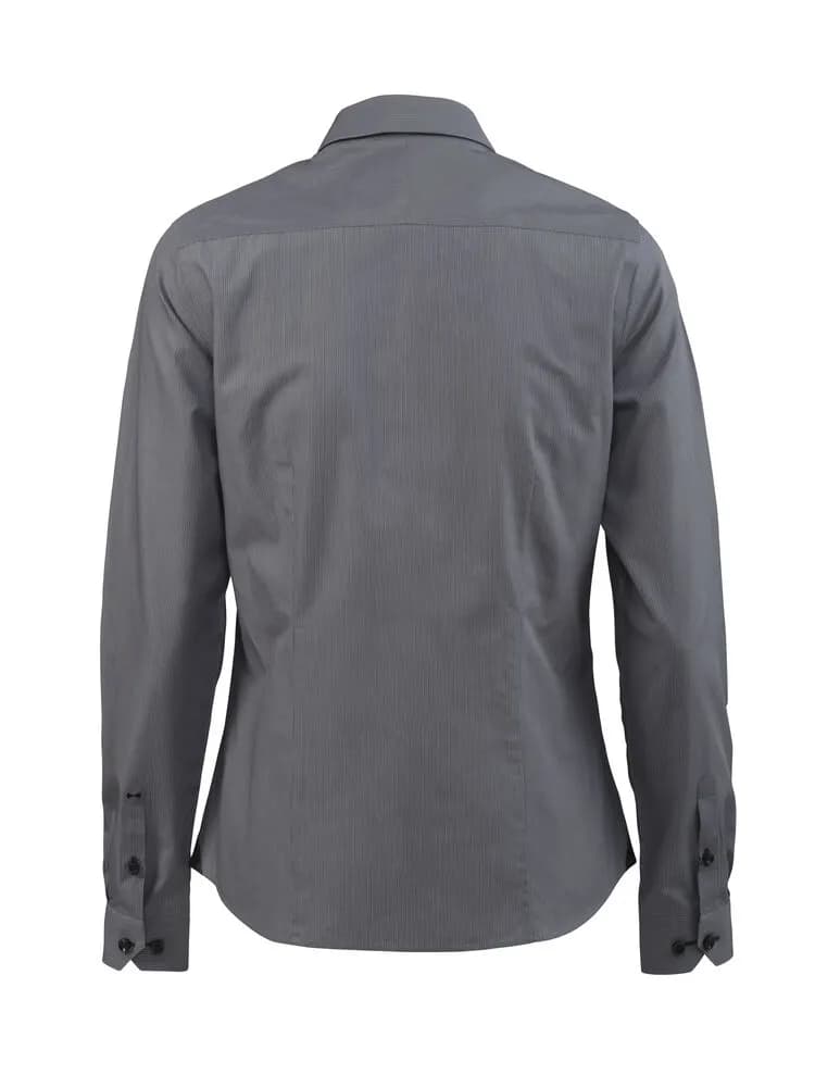 Red Bow 24 Damen Blusen - Grau Streifen