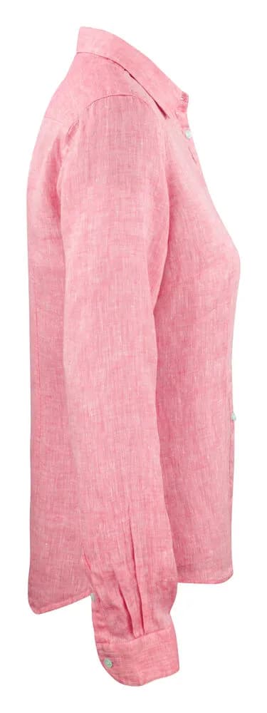 IB33 Linen Damen Blusen - Rot