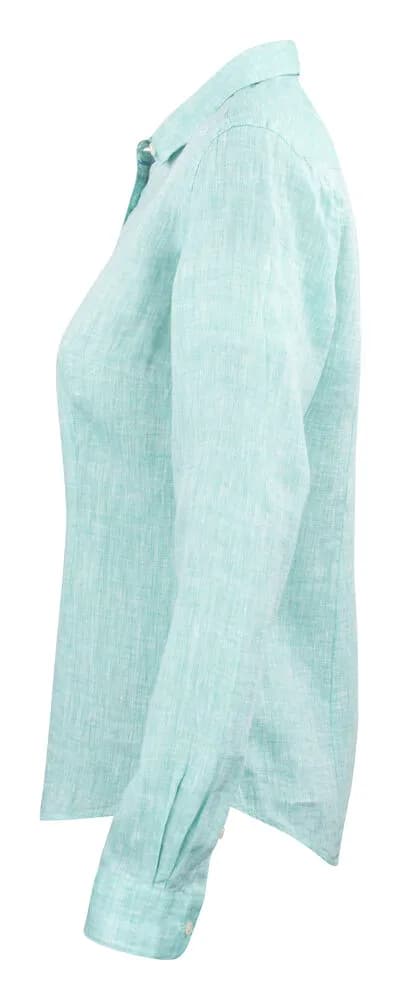 IB33 Linen Damen Blusen - Grün