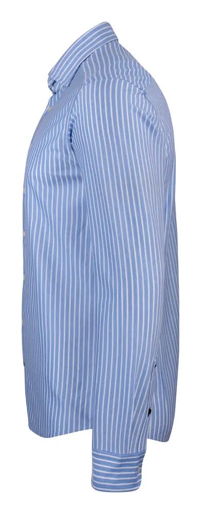 Indigo Bow 34 Hemd Regular Fit Herren - Blau Gestreift
