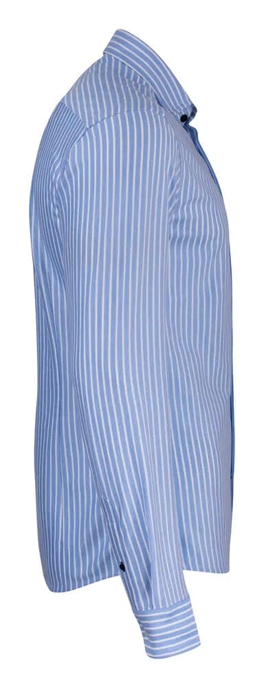 Indigo Bow 34 Hemd Regular Fit Herren - Blau Gestreift