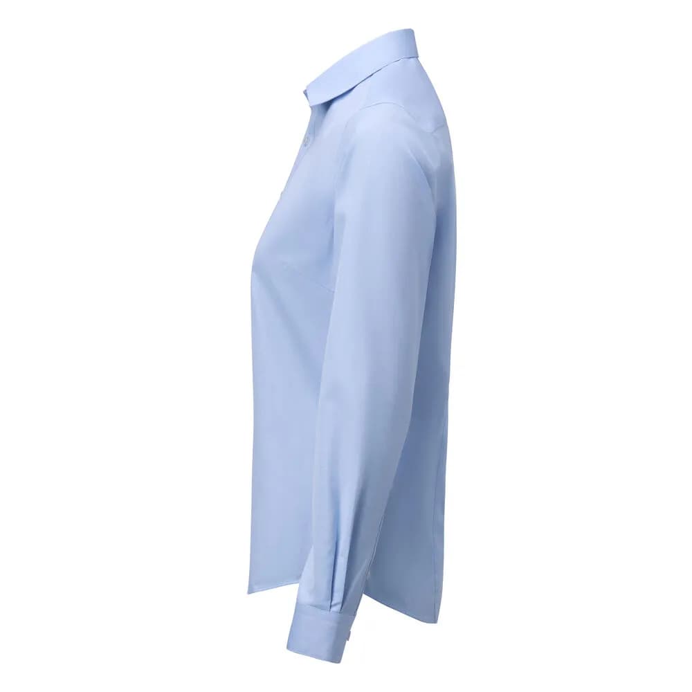 YB50 Twill Bluse Contemporary Fit Femmes - Hellblau