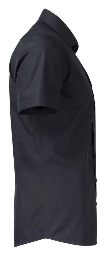 YB50 Twill S/S Regular Hemd Regular Fit Herren - Schwarz