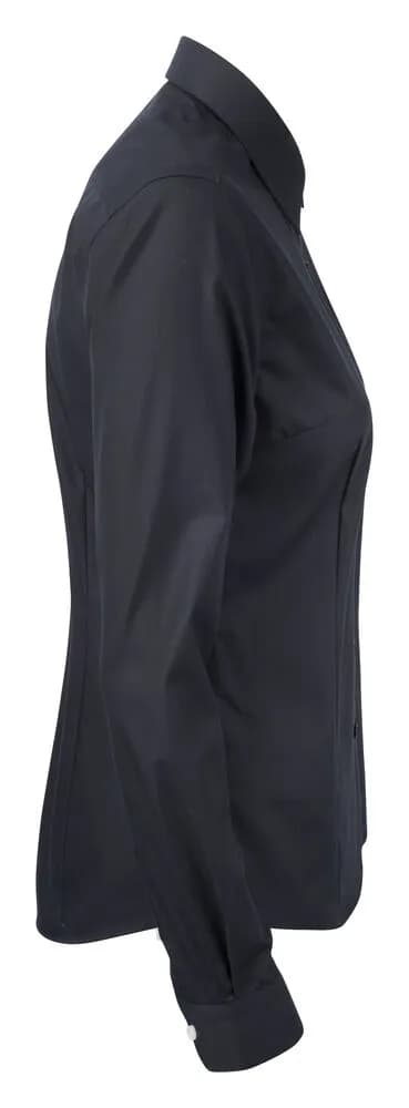 YB51 Twill Damen Blusen - Schwarz
