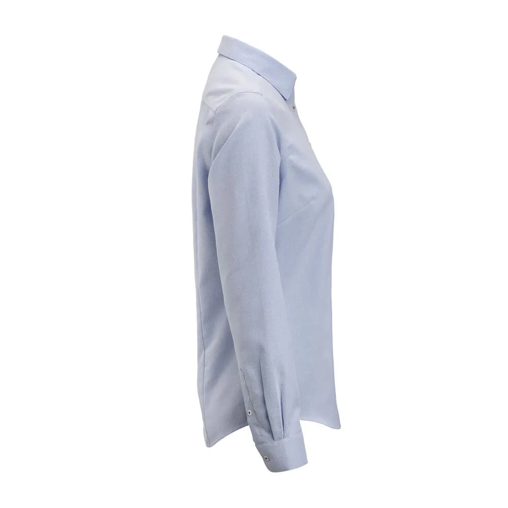 YB55 Jacquard Contemporary Fit Damen Blusen - Himmelblau