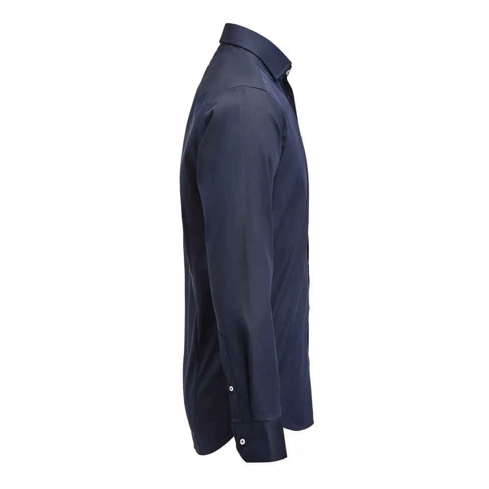 YB56 Twill Regular - Marineblau/Weiß