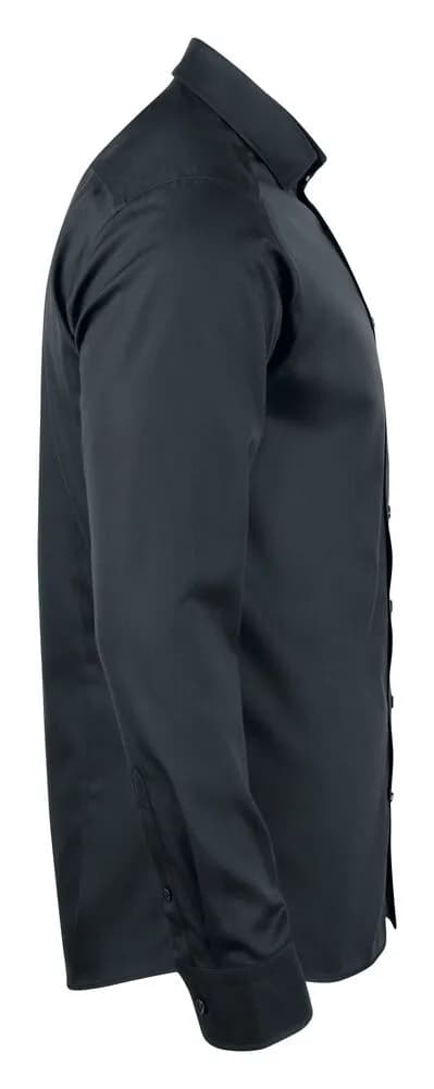 BB60 Twill Hemd Regular Fit Herren - Schwarz