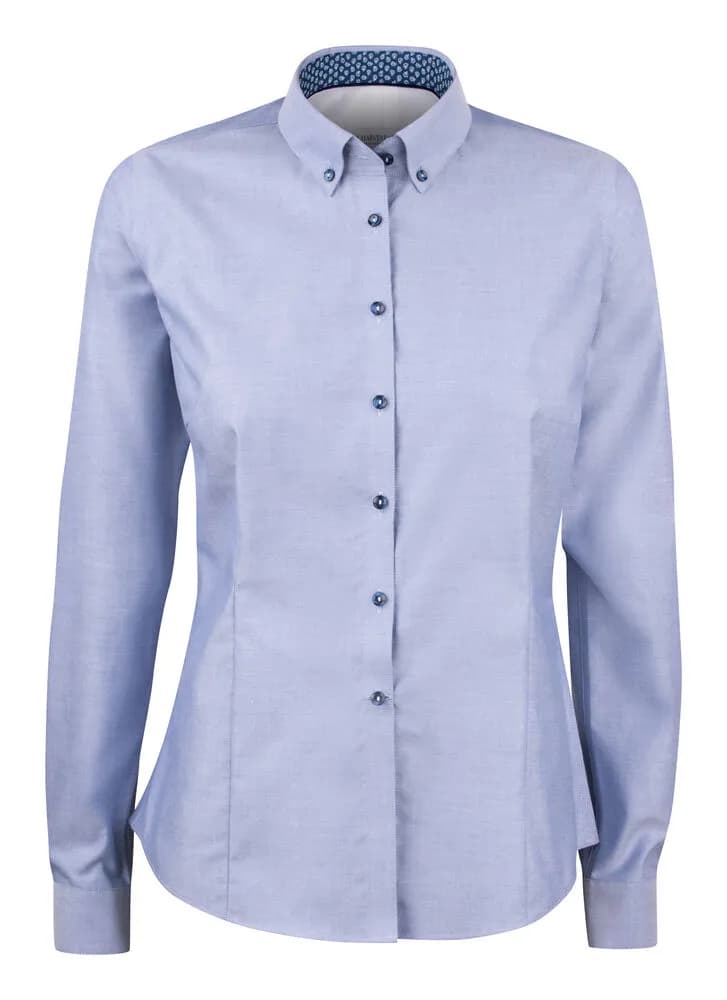 RB121 Oxford Damen Blusen - Blau