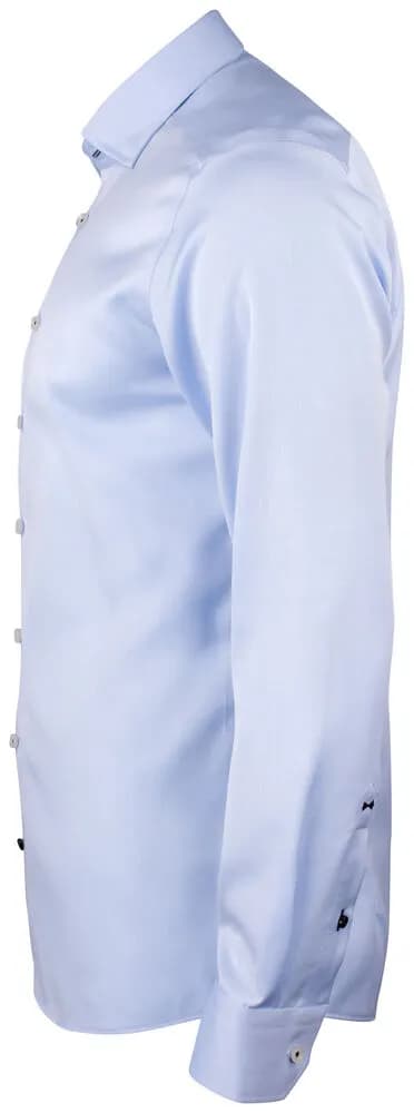 RB122 Twill Hemd Slim Fit Herren - Himmelblau