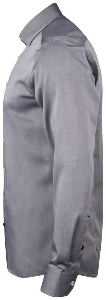 RB122 Twill Hemd Regular Fit Herren - Grau