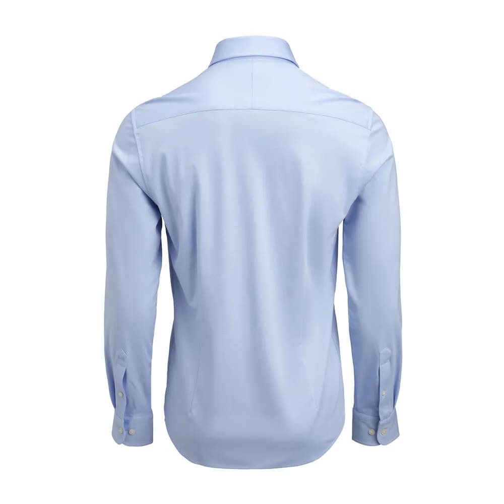 IB132 Interlock Knit Hemd Regular Fit Herren - Hellblau