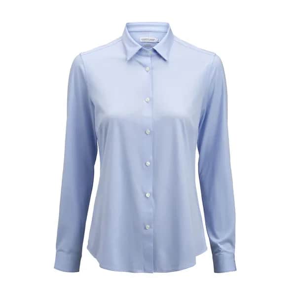 IB132 Interlock Knit Contemporary Fit Damen Blusen - Hellblau