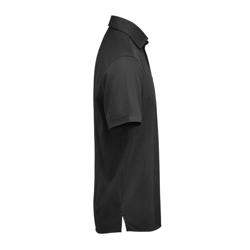 IB132 Interlock Knit S/S Hemd Regular Fit Herren - Schwarz