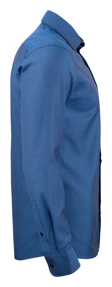 PPB142 Oxford Hemd Slim Fit Herren - Blau