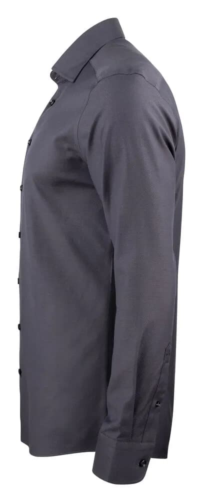 PB142 Oxford Hemd Regular Fit Herren - Grau