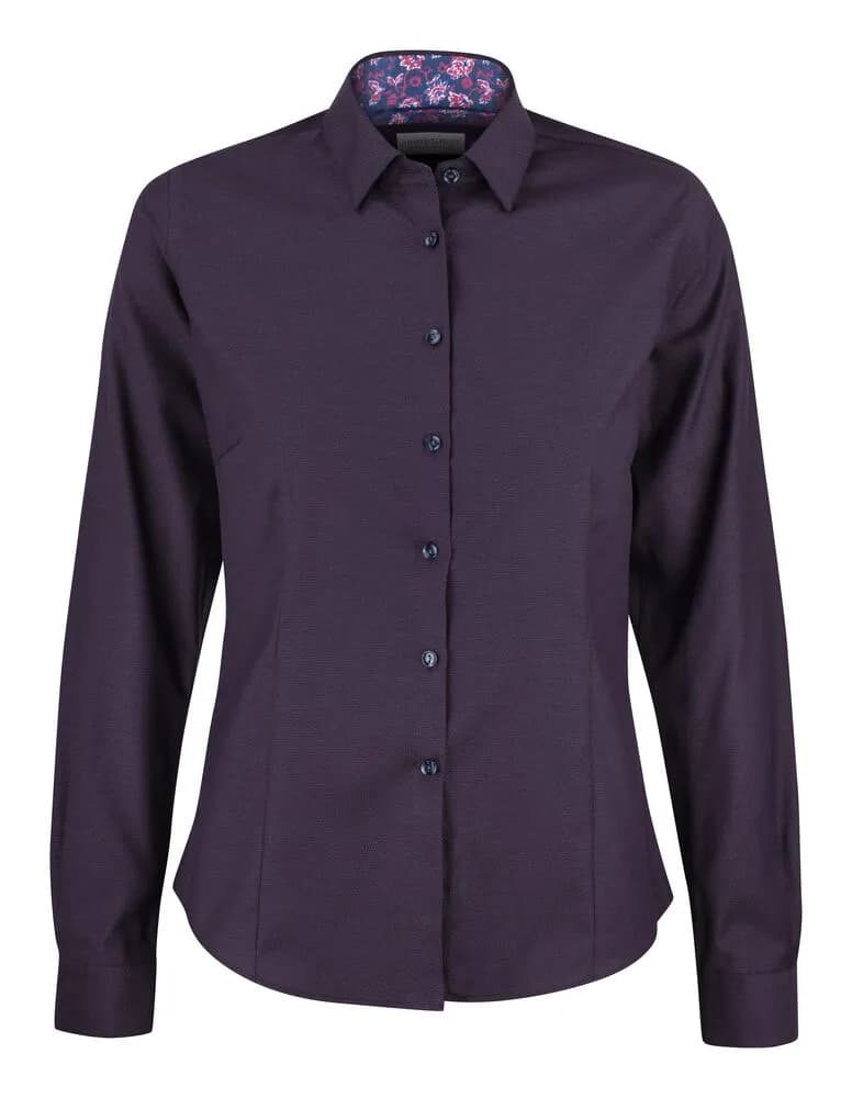 PB142 Oxford Damen Blusen - Lila