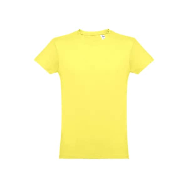 Herren-T-Shirt aus Baumwolle im Schlauchformat - THC LUANDA - Zitronengelb