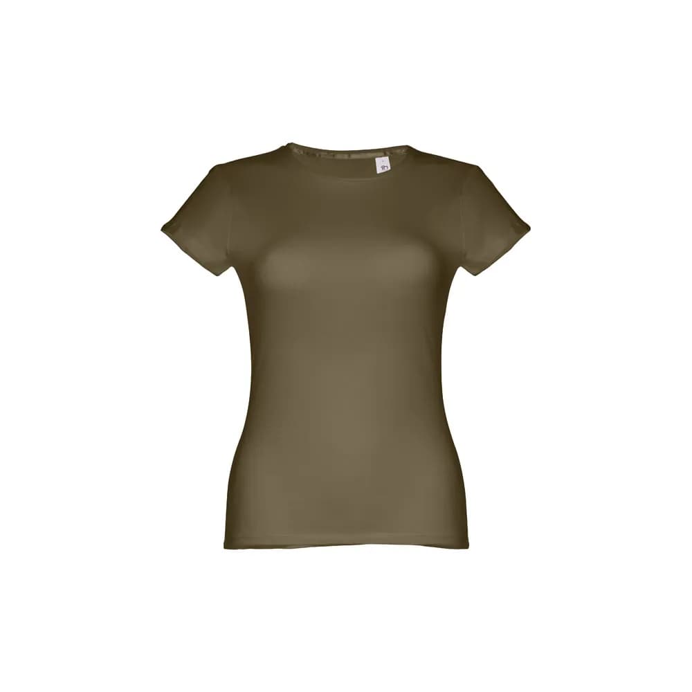 Tailliertes Damen-T-Shirt - THC SOFIA - Khaki