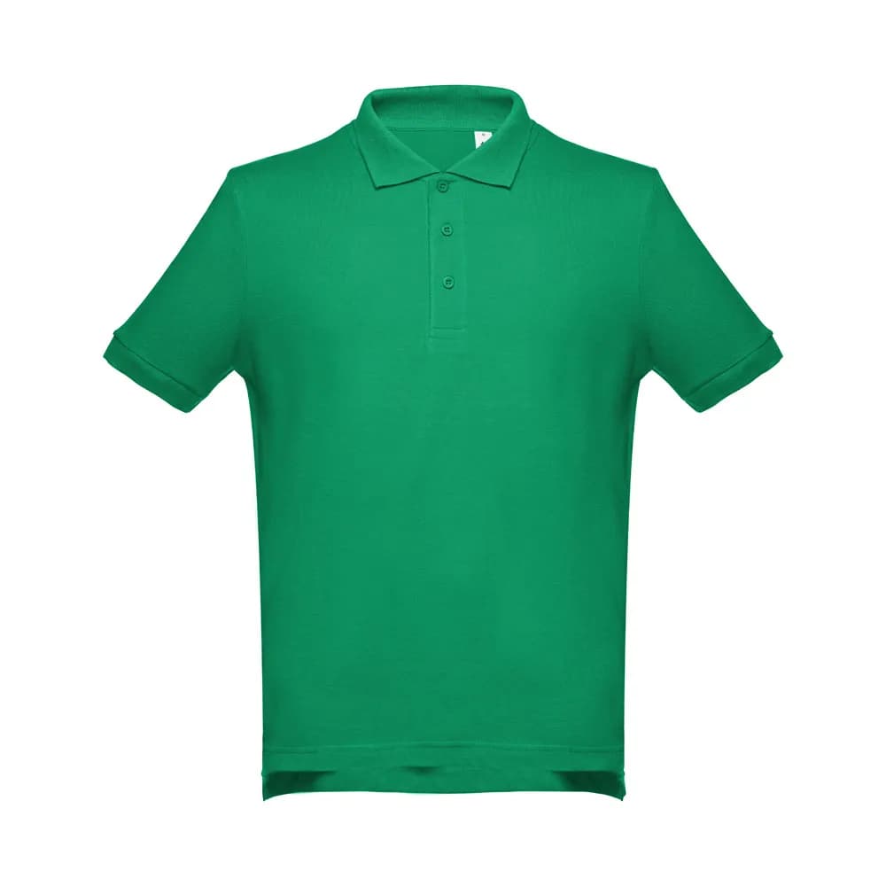 Kurzarm-Poloshirt aus Baumwolle für Herren - THC ADAM - Grün