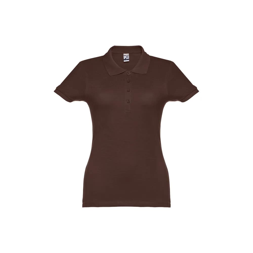 Damen Poloshirt - THC EVE - Dunkelbraun