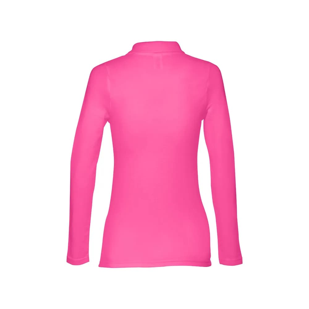 Damen Langarm-Poloshirt - THC BERN WOMEN - Rosa
