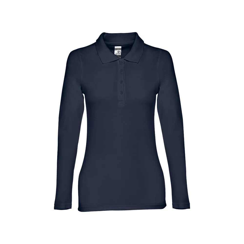 Damen Langarm-Poloshirt - THC BERN WOMEN - Blau