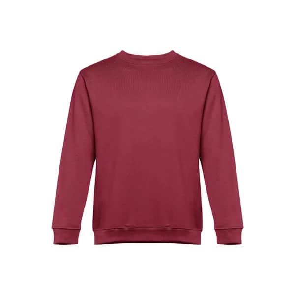 Sweatshirt (unisex) aus Baumwolle und Polyester - THC DELTA - Burgunder