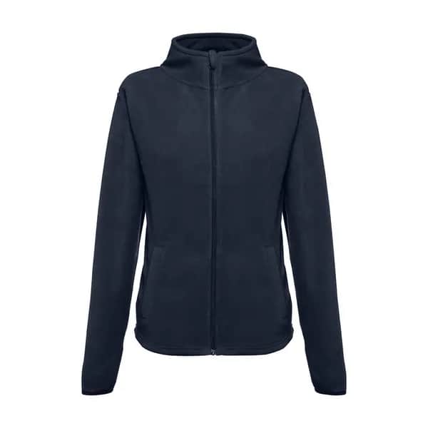Polarfleecejacke aus Polyester mit Gürtel für Damen - THC HELSINKI WOMEN - Dunkelblau