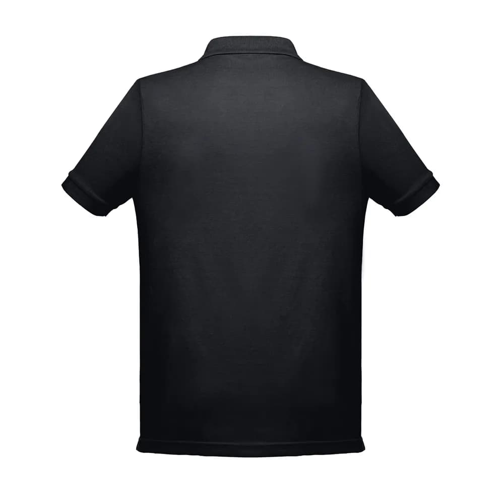Kurzarm-Poloshirt für Herren - THC BERLIN - Schwarz