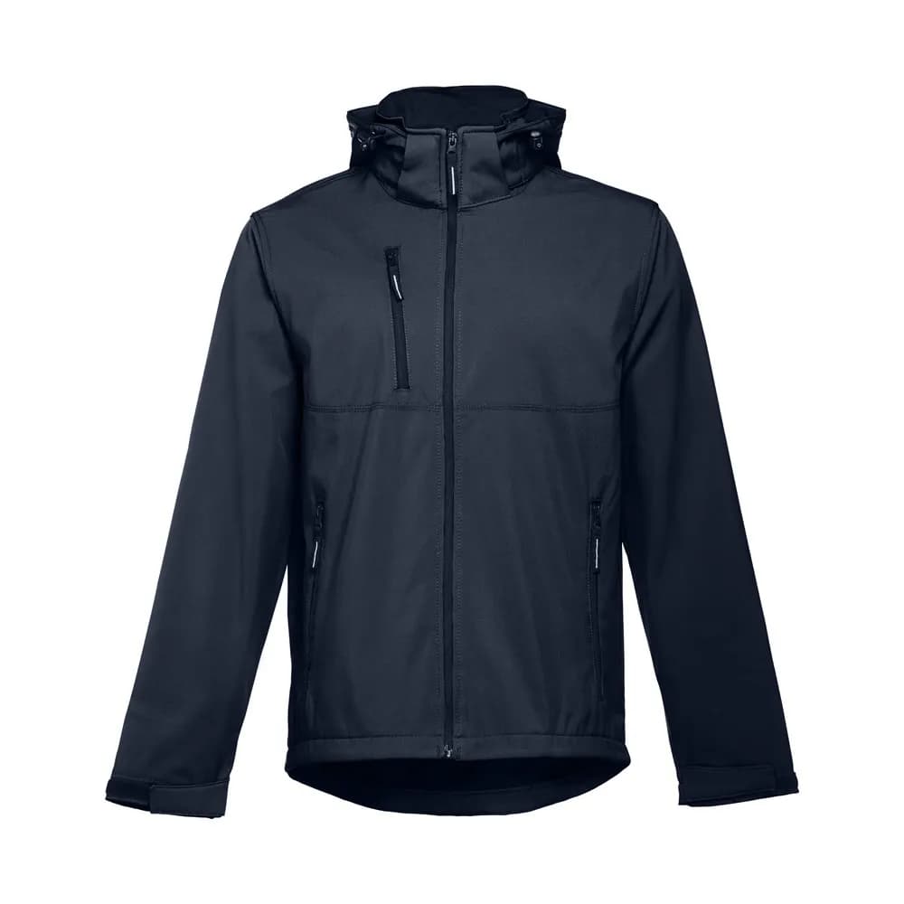 Herren-Softshell-Jacke aus Polyester und Elastan - THC ZAGREB - Dunkelblau