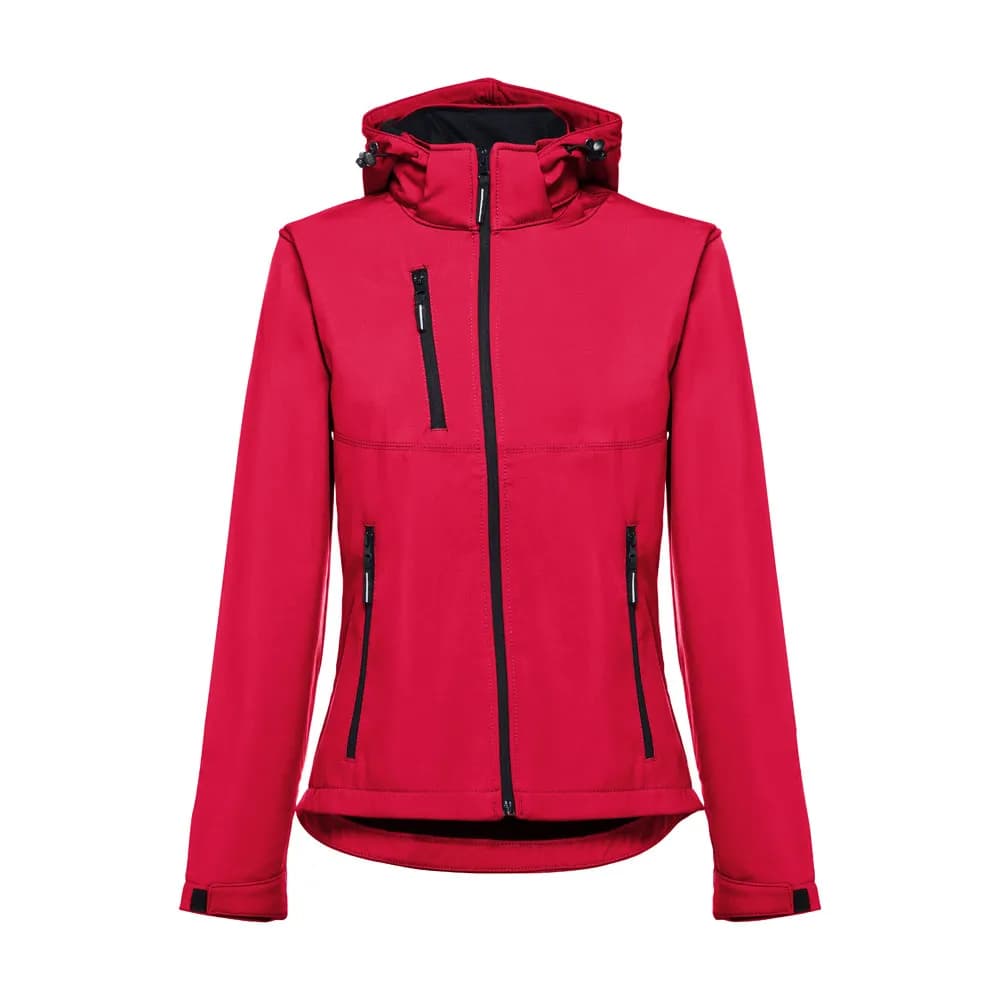 Gürtel-Softshell-Jacke für Damen - THC ZAGREB WOMEN - Rot