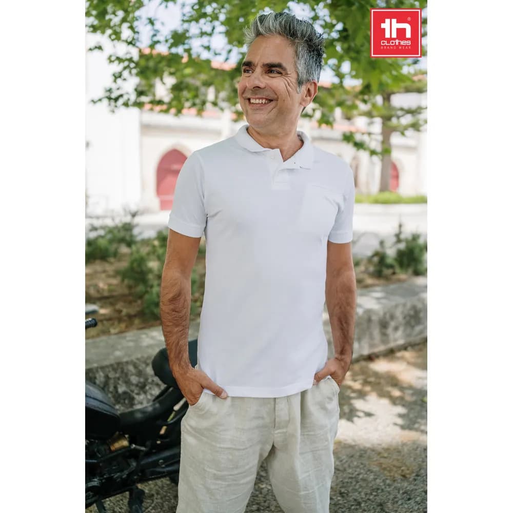 Herren Poloshirt - THC DHAKA WH - Weiß